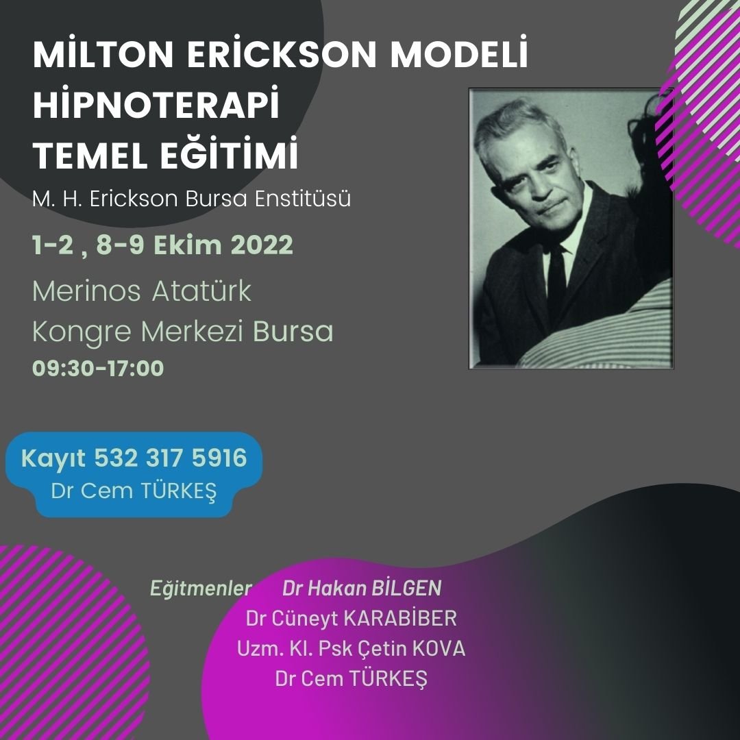 erickson eğitim bursa poster- 2022